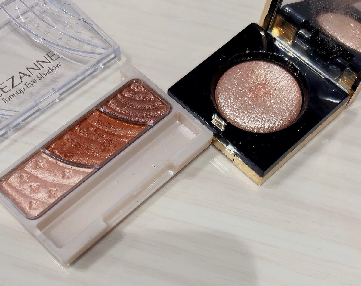 トーンアップアイシャドウ/CEZANNE/アイシャドウパレットを使ったクチコミ(3枚目)