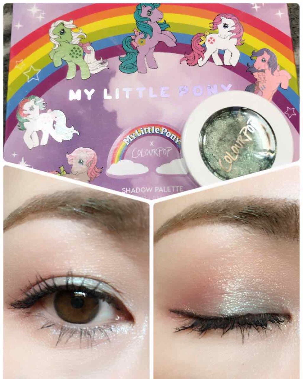 My Little Pony eyeshadow palette/ColourPop/アイシャドウパレットを使ったクチコミ（1枚目）