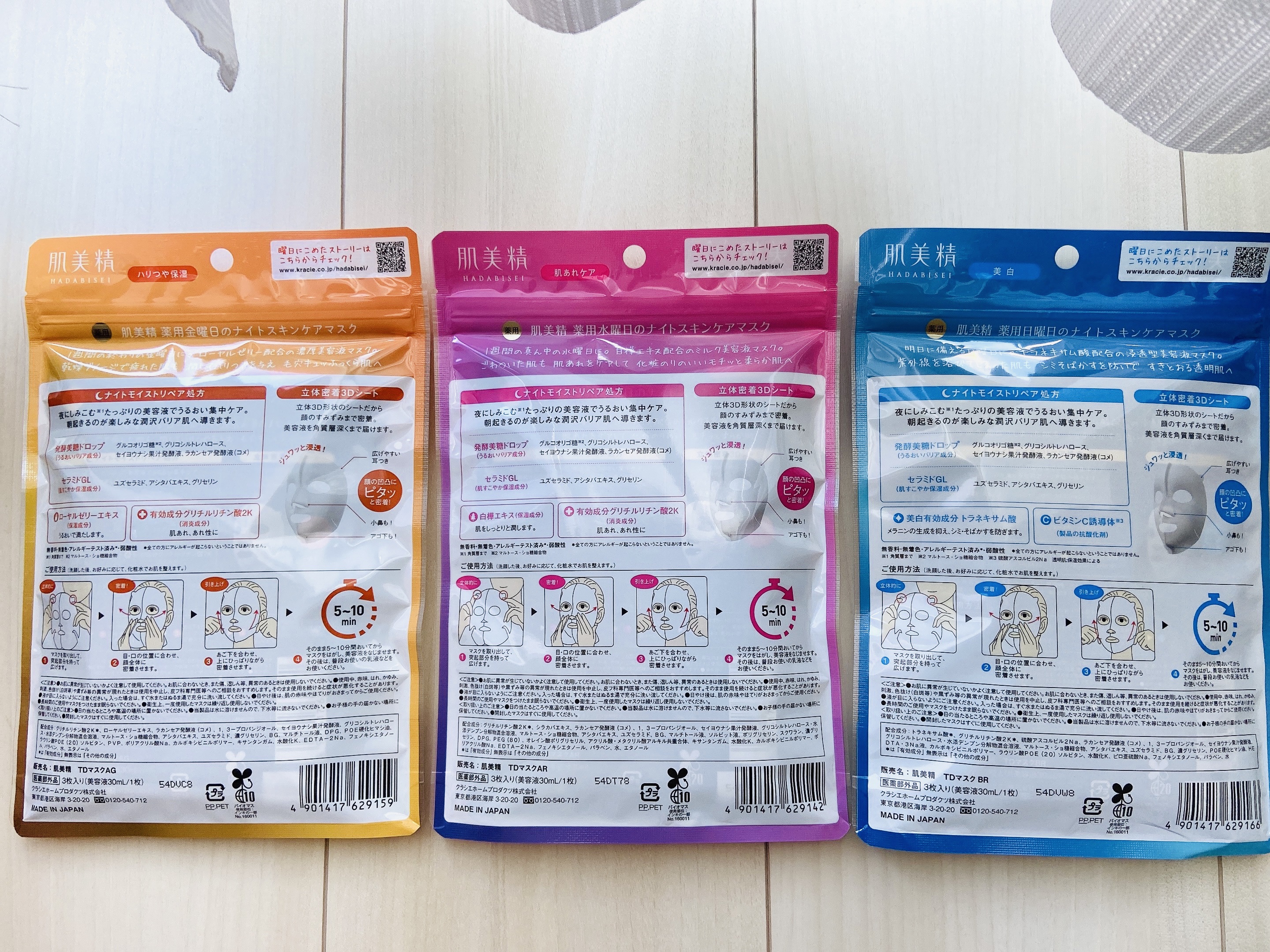 肌美精 薬用日曜日のナイトスキンケアマスク/肌美精/シートマスク・パックを使ったクチコミ（3枚目）