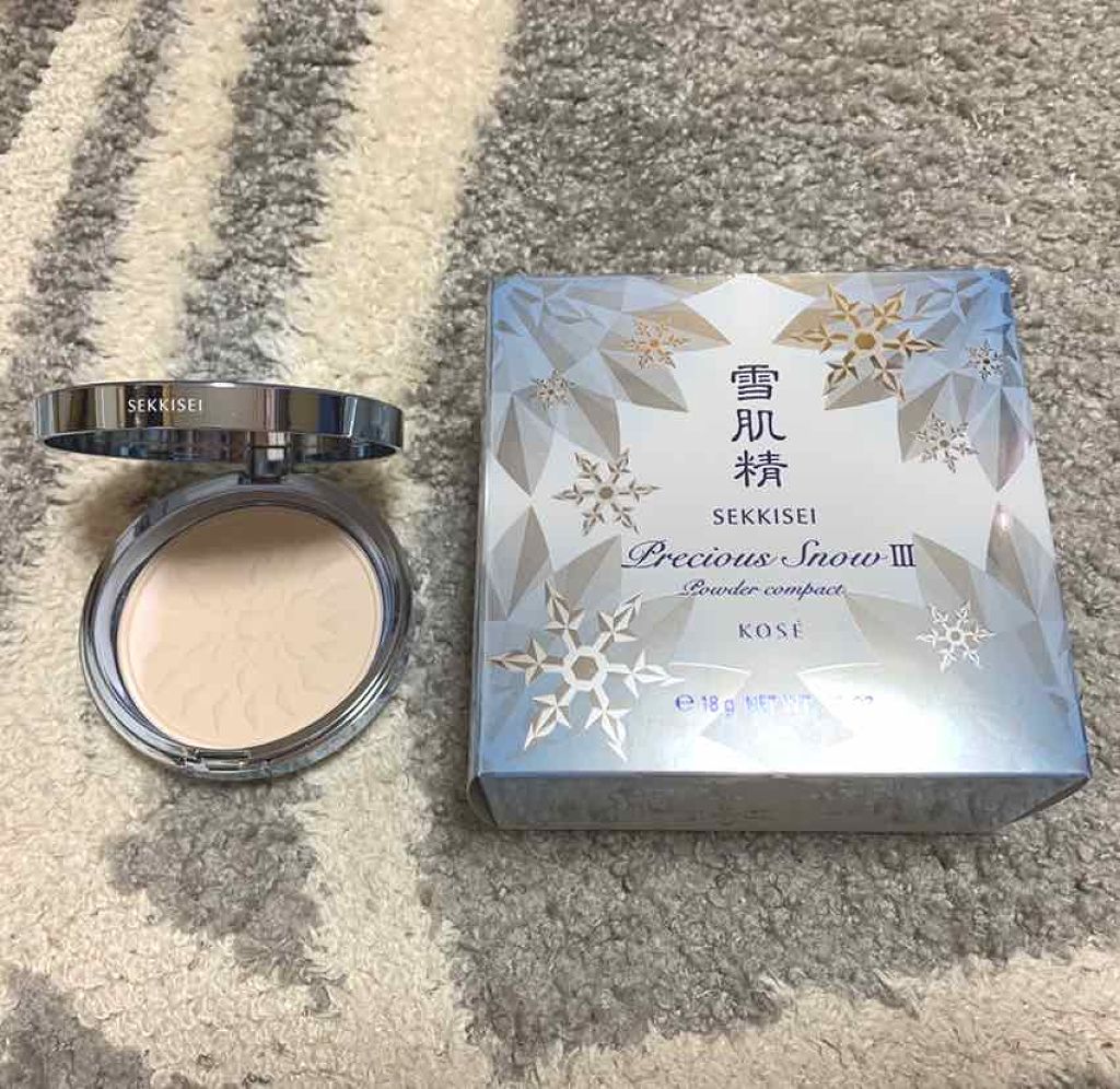 プレシャススノーⅢ/雪肌精/プレストパウダーを使ったクチコミ(1枚目)