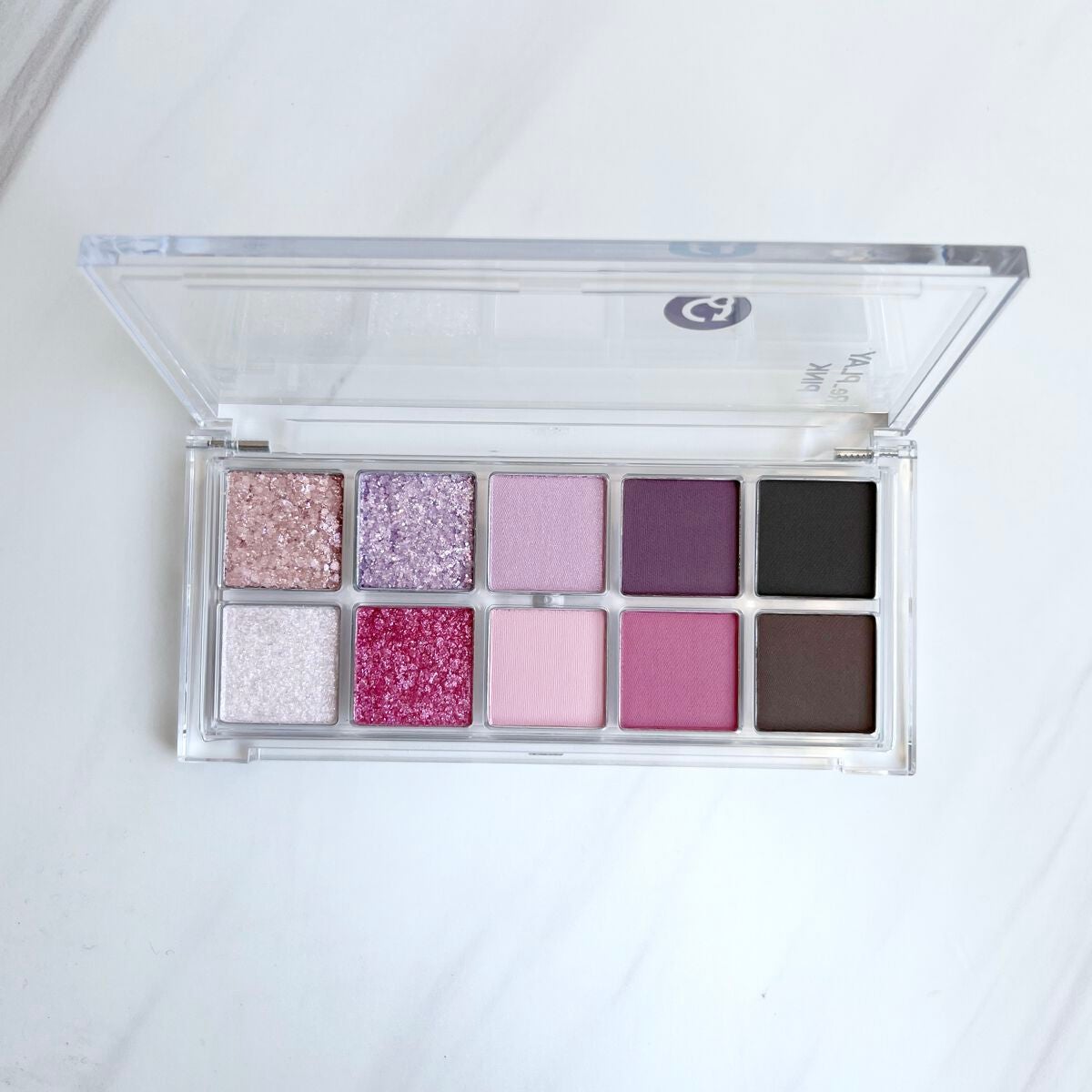 シーズナルブレンディングアイシャドウパレット/Peach C/アイシャドウパレットを使ったクチコミ(2枚目)