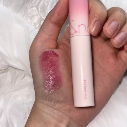 ジューシーラスティングティント/rom&nd/リップティントを使ったクチコミ(3枚目)