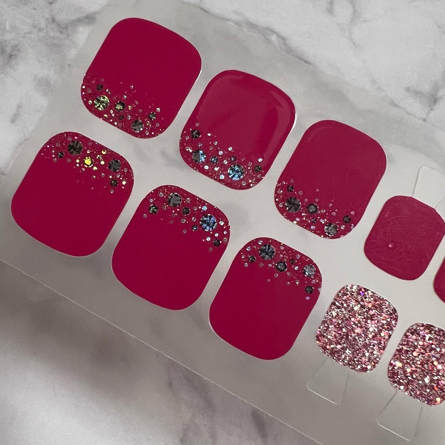 ダッシングディバグロスジェルネイルストリップ/DASHINGDIVA MAGICPRESS/ネイルシールを使ったクチコミ(6枚目)