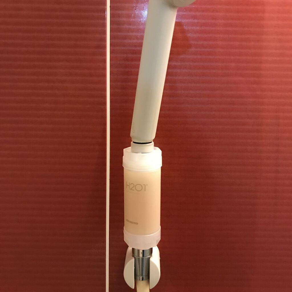 ビタミンシャワーフィルター　ライラックブロッサム/H2O1/その他を使ったクチコミ（2枚目）