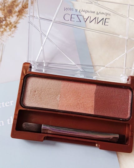 ノーズ&アイブロウパウダー/CEZANNE/パウダーアイブロウを使ったクチコミ(1枚目)