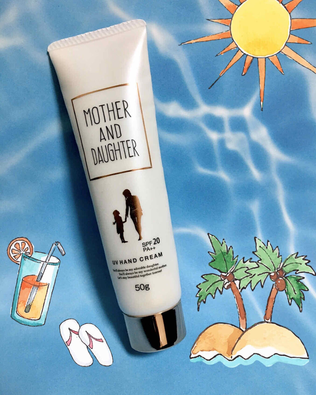 Mother&Daughter UVハンドクリームのクチコミ「日焼け止め✋ハンドクリーム

身体や顔だけじゃダメ🚨
ハンドクリームもしっかりUV効果あるもの.....」（1枚目）