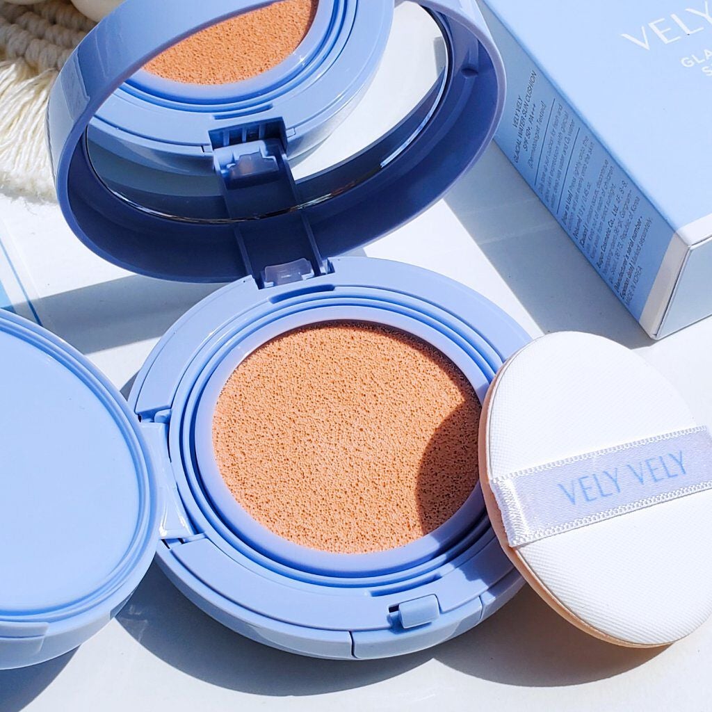グラシアルウォーターサンクッション/VELY VELY/クッションファンデーションを使ったクチコミ(3枚目)