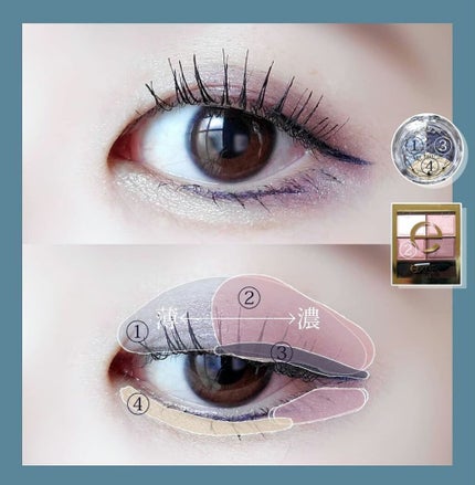 アイニュアンス/キャンメイク/アイシャドウパレットを使ったクチコミ(2枚目)