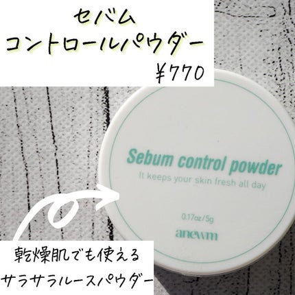 アニューム セバム コントロール パウダー/saat insight/ルースパウダーを使ったクチコミ(6枚目)