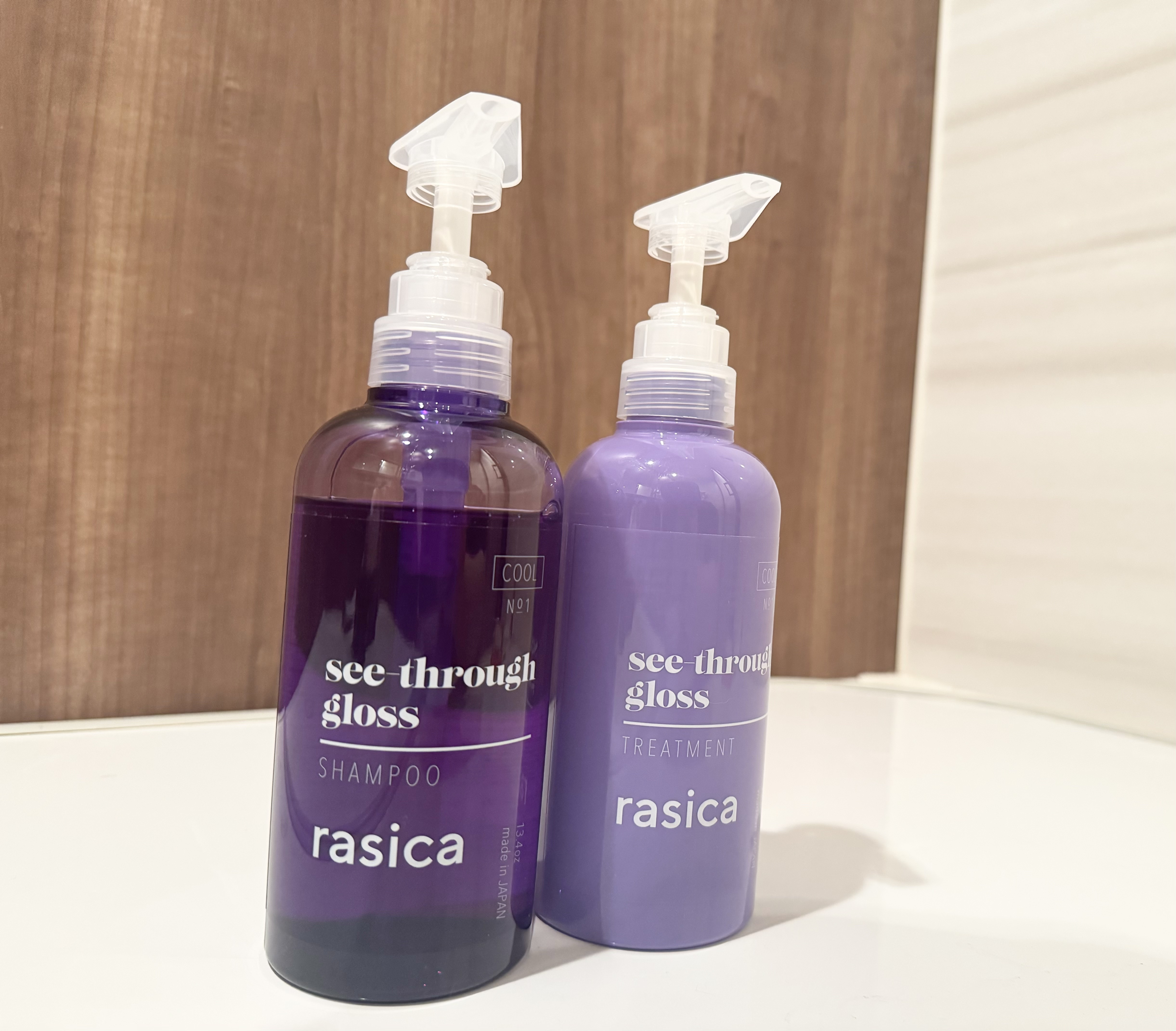 シースルーグロスシャンプー／トリートメント シャンプー/rasica/市販シャンプーを使ったクチコミ（1枚目）