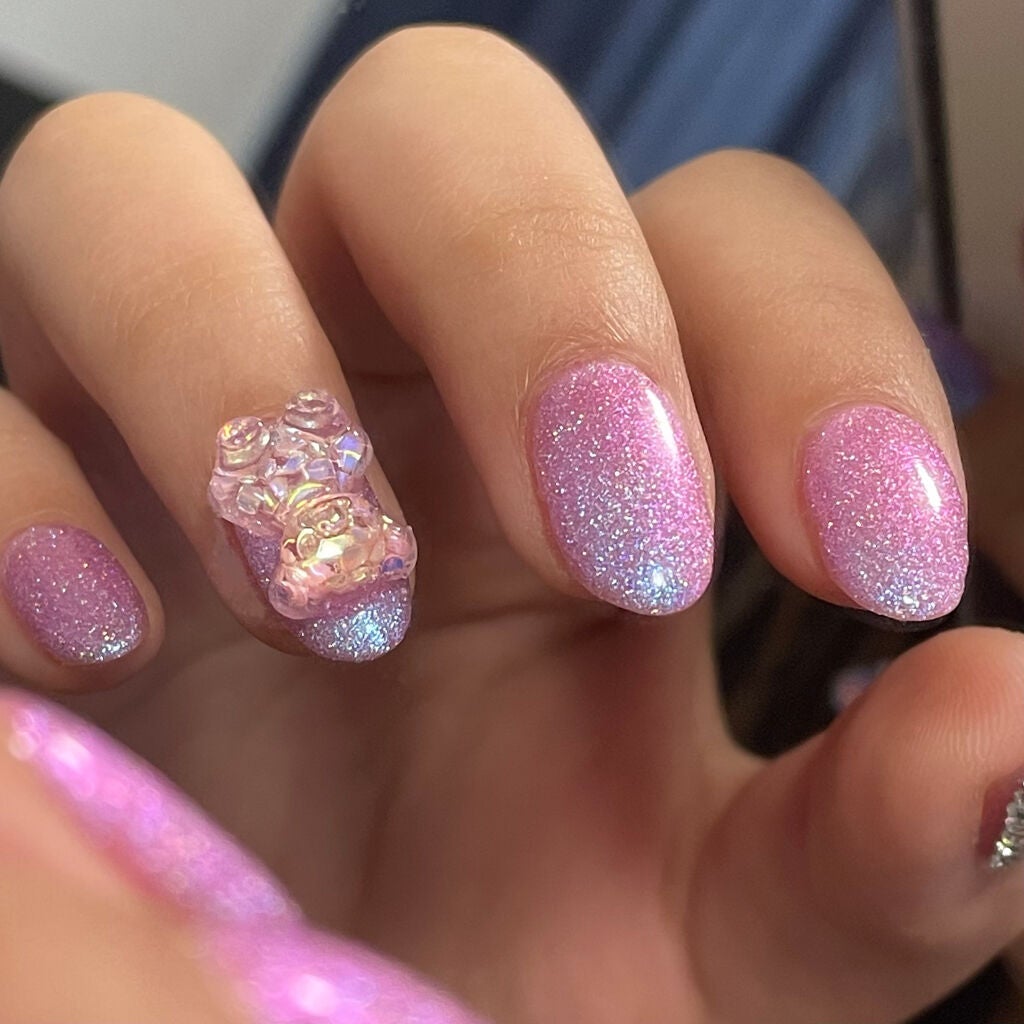 ジェルネイル(ライト対応)/セリア/ジェルネイルを使ったクチコミ(1枚目)