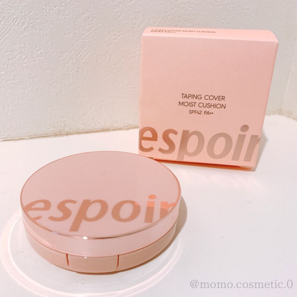 テーピングカバークッション/espoir/クッションファンデーションを使ったクチコミ（1枚目）