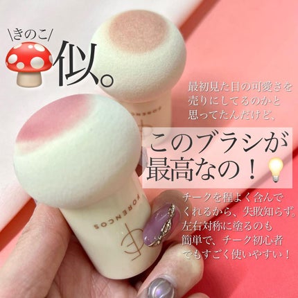 ピュアブラッシャー パフ付き 05 ウィンター/フォレンコス/パウダーチークを使ったクチコミ(2枚目)