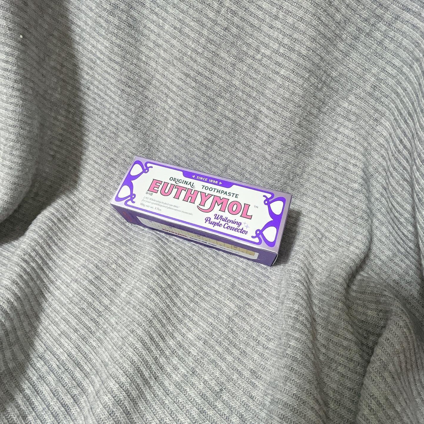ホワイトパープル歯みがき ピーチフローラルミントの香り/EUTHYMOL/歯磨き粉を使ったクチコミ(2枚目)