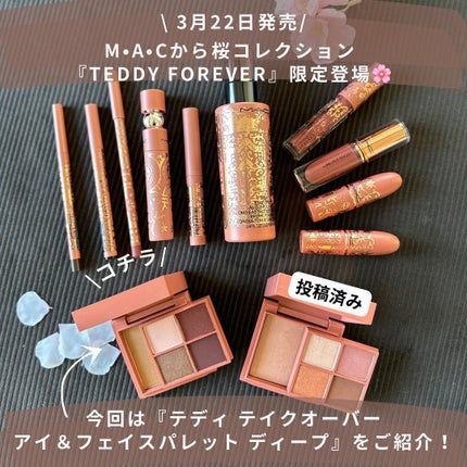 テディ テイクオーバー アイ & フェイスパレット/M・A・C/アイシャドウパレットを使ったクチコミ(2枚目)