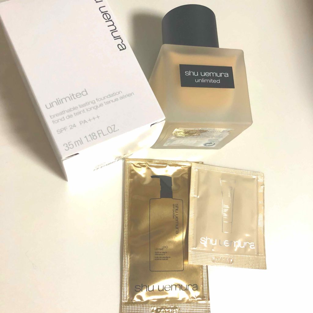 (旧)アンリミテッド ラスティング フルイド/shu uemura/リキッドファンデーションを使ったクチコミ(1枚目)