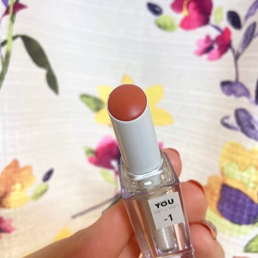 38℃/99℉ LIPSTICK  ＜YOU＞ -1　CORAL-BEIGE/UZU BY FLOWFUSHI/口紅を使ったクチコミ（1枚目）