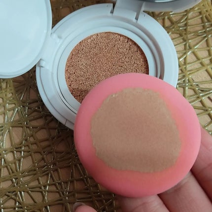 りれママ♥️韓国コスメ🇰🇷フォロバ✌️ on LIPS 「lovelycc●ピンクカバーエッセンスサンクッション15gS..」(4枚目)