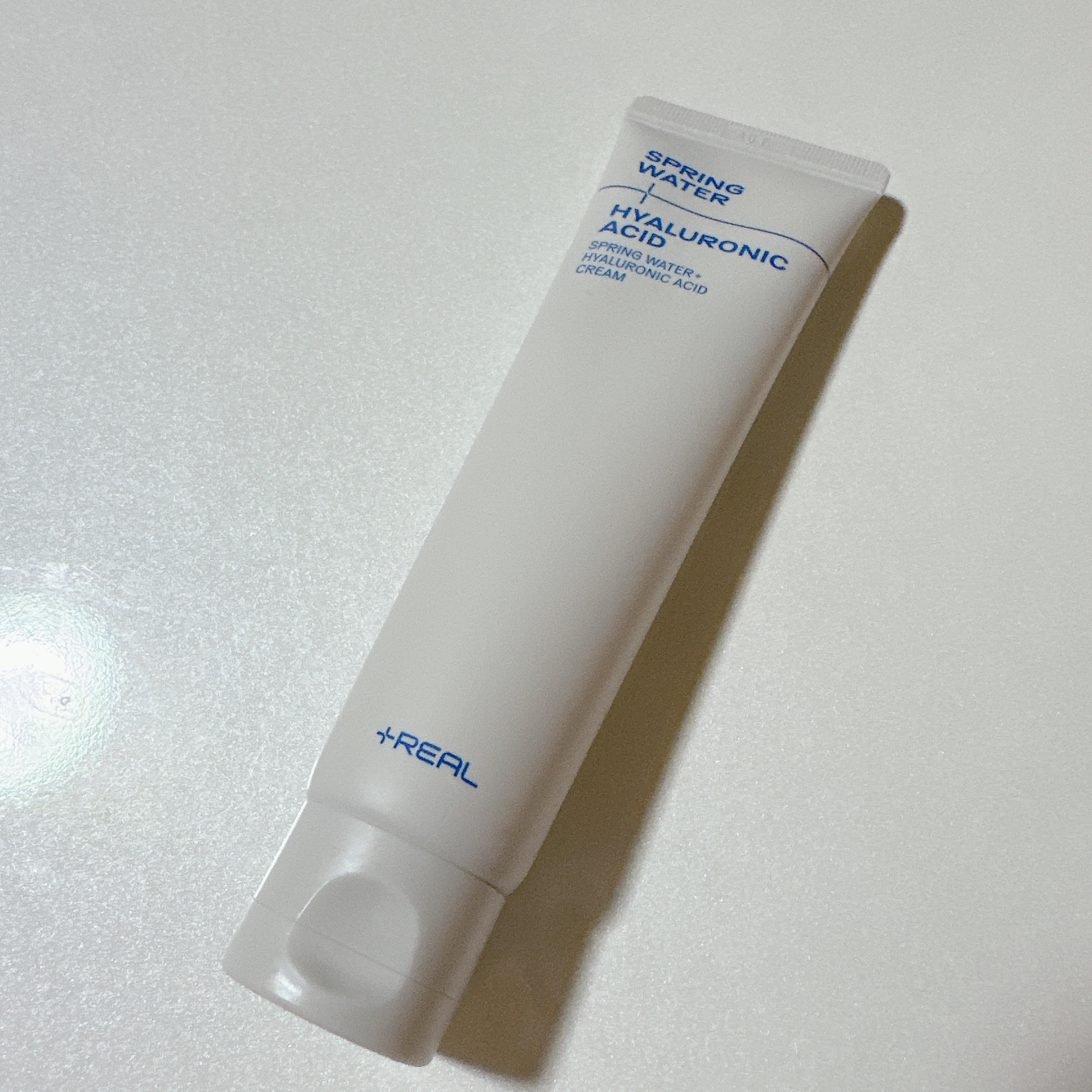 スプリングウォーター+ヒアルロン酸クリーム/+REAL/フェイスクリームを使ったクチコミ（2枚目）