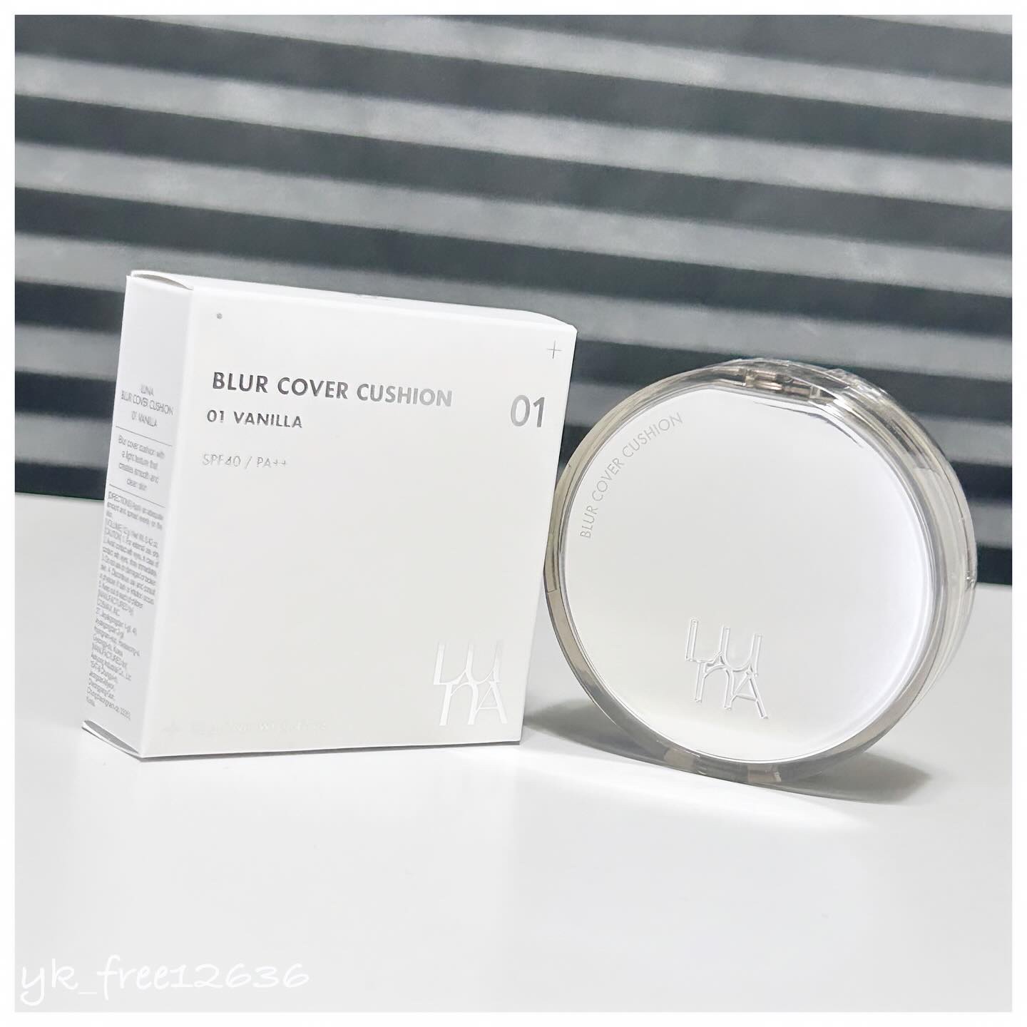 ブラーカバークッション/LUNA/クッションファンデーションを使ったクチコミ（1枚目）