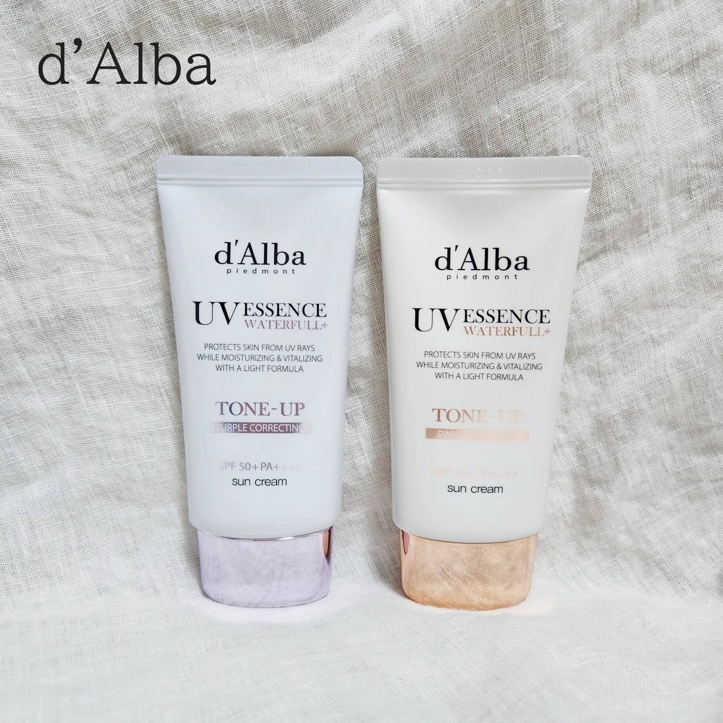 ダルバ ウォータフル トーンアップ サンクリーム(パープル)/ダルバ/日焼け止めクリームを使ったクチコミ(1枚目)