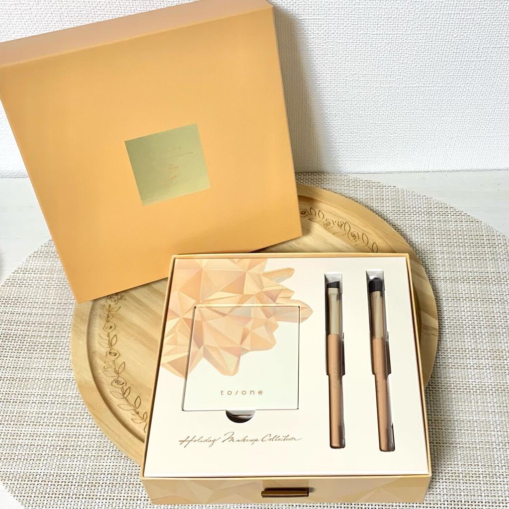 ホリデーメイクアップコレクション2021/to/one/メイクアップキットを使ったクチコミ(1枚目)