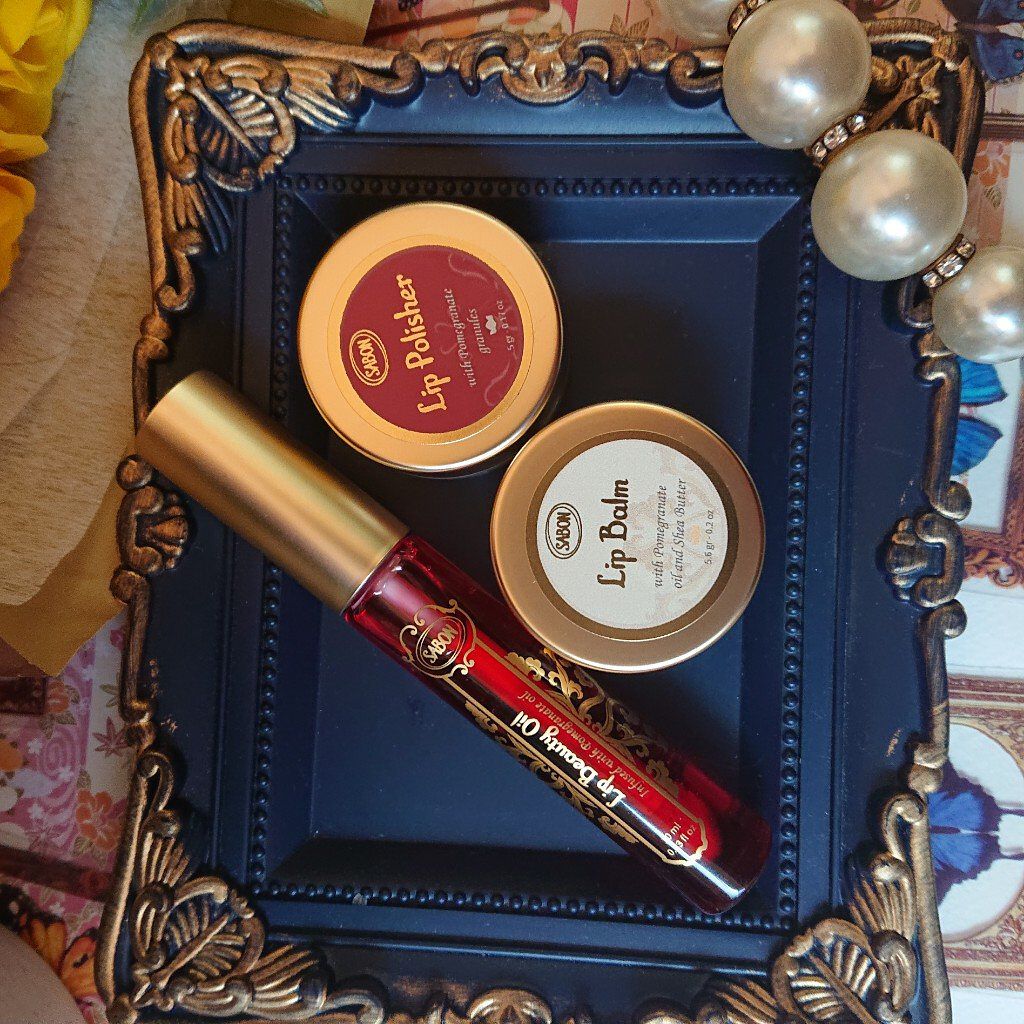 リップビューティーオイル レッド・ポメグラネイト/SABON/リップグロスを使ったクチコミ（3枚目）