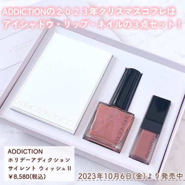 ホリデー アディクション　サイレント ウィッシュⅡ /ADDICTION/メイクアップキットを使ったクチコミ（2枚目）