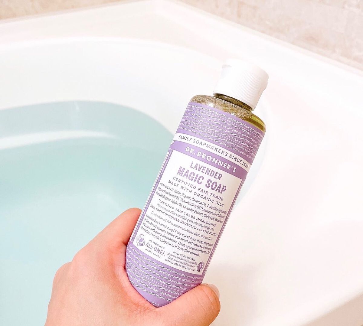 マジックソープ ラベンダー/ドクターブロナー/ボディソープを使ったクチコミ(6枚目)