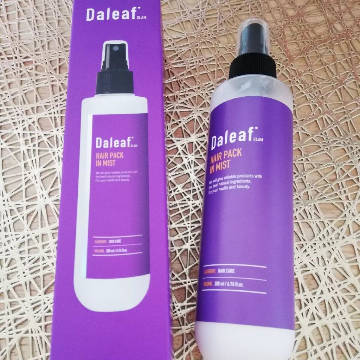 ヘアパック in ミスト/Daleaf/ヘアミルクを使ったクチコミ(2枚目)