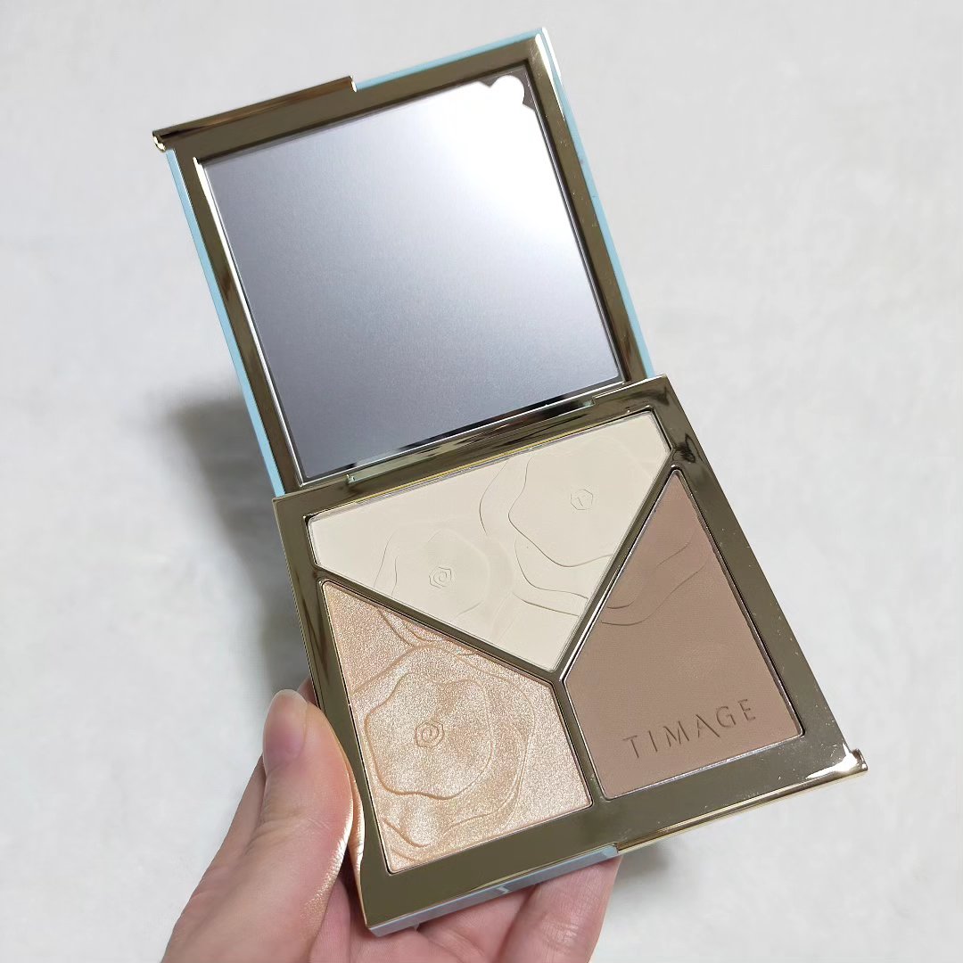 ハイライトシェーディングパレット/TIMAGE/パウダーハイライトを使ったクチコミ（1枚目）