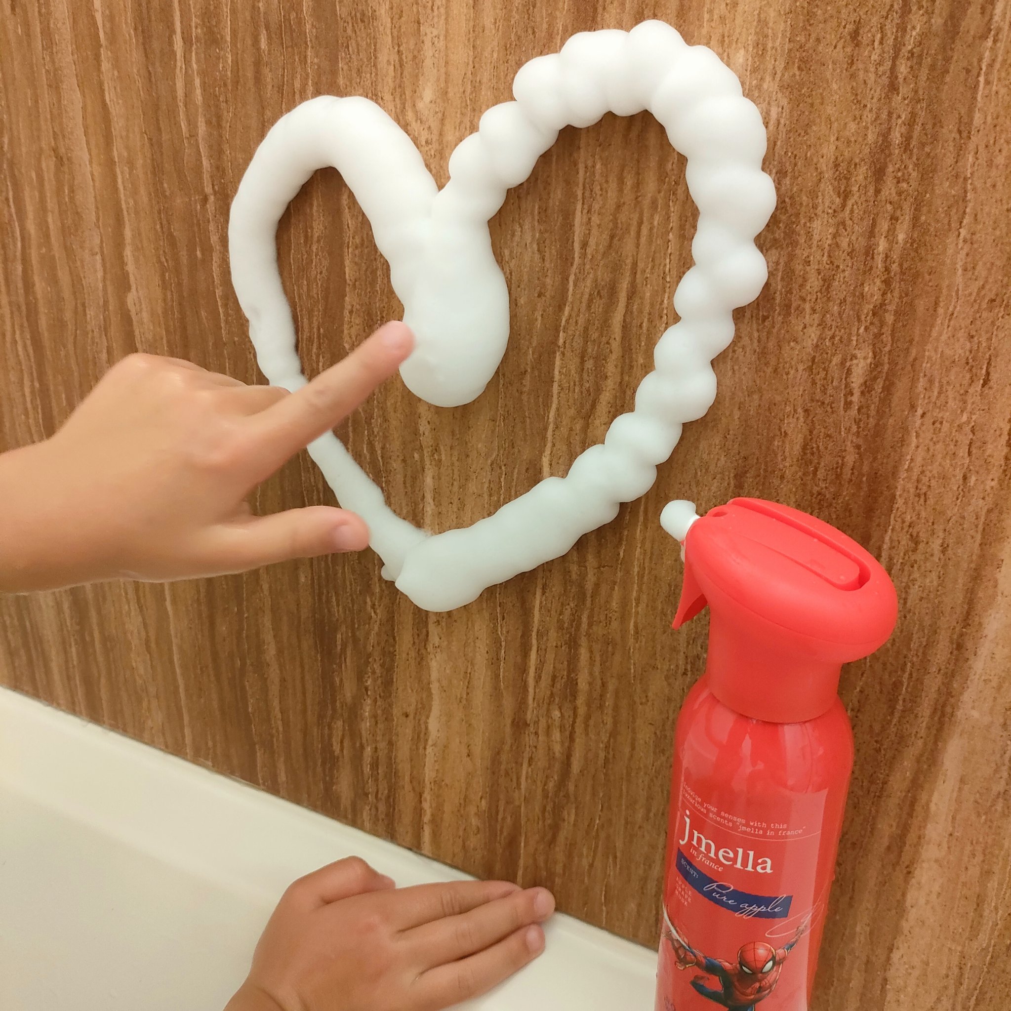 ジェイメラ レッドホイップHFBソープ／スパイダーマン/jmella/泡洗顔を使ったクチコミ（3枚目）