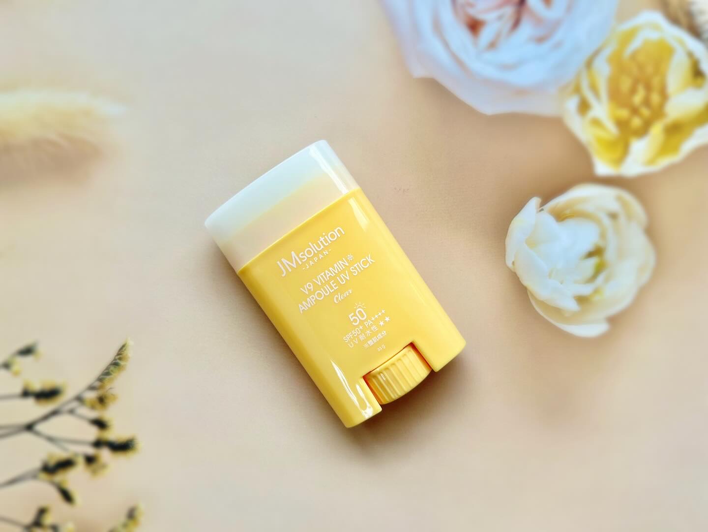 V9ビタミンアンプルUVスティック CLEAR/JMsolution/日焼け止めスティックを使ったクチコミ（1枚目）