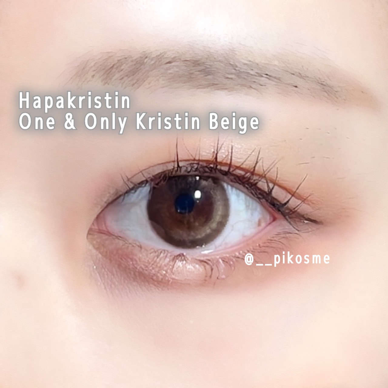 ワンアンドオンリークリスティン/Hapa kristin/カラーコンタクトレンズを使ったクチコミ（3枚目）