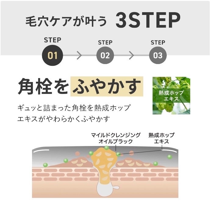 マイルドクレンジング オイル〈ブラック&スムース〉/ファンケル/オイルクレンジングを使ったクチコミ(4枚目)