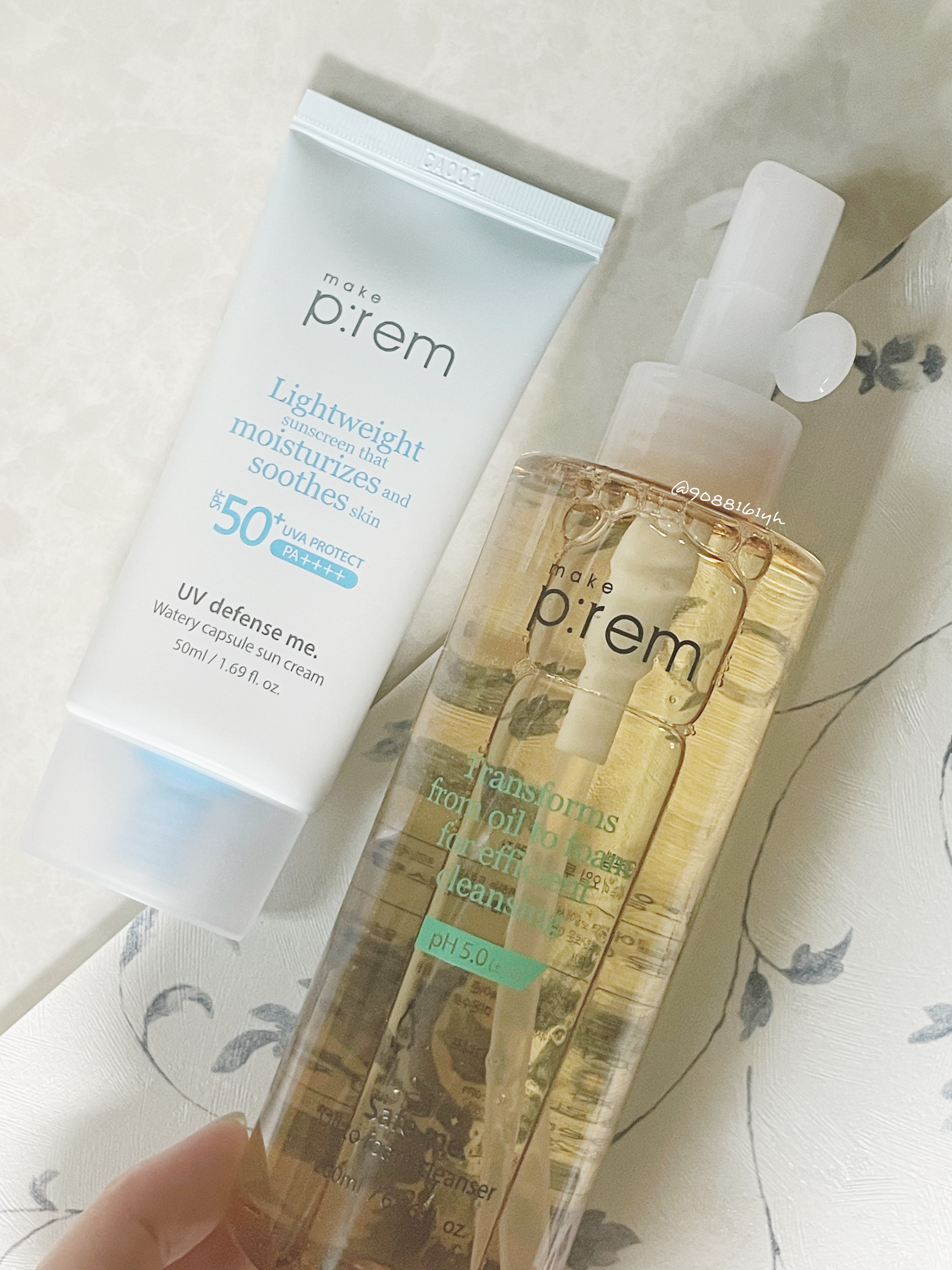 セーフミーオイルツーフォームクレンザー/make prem/オイルクレンジングを使ったクチコミ（1枚目）