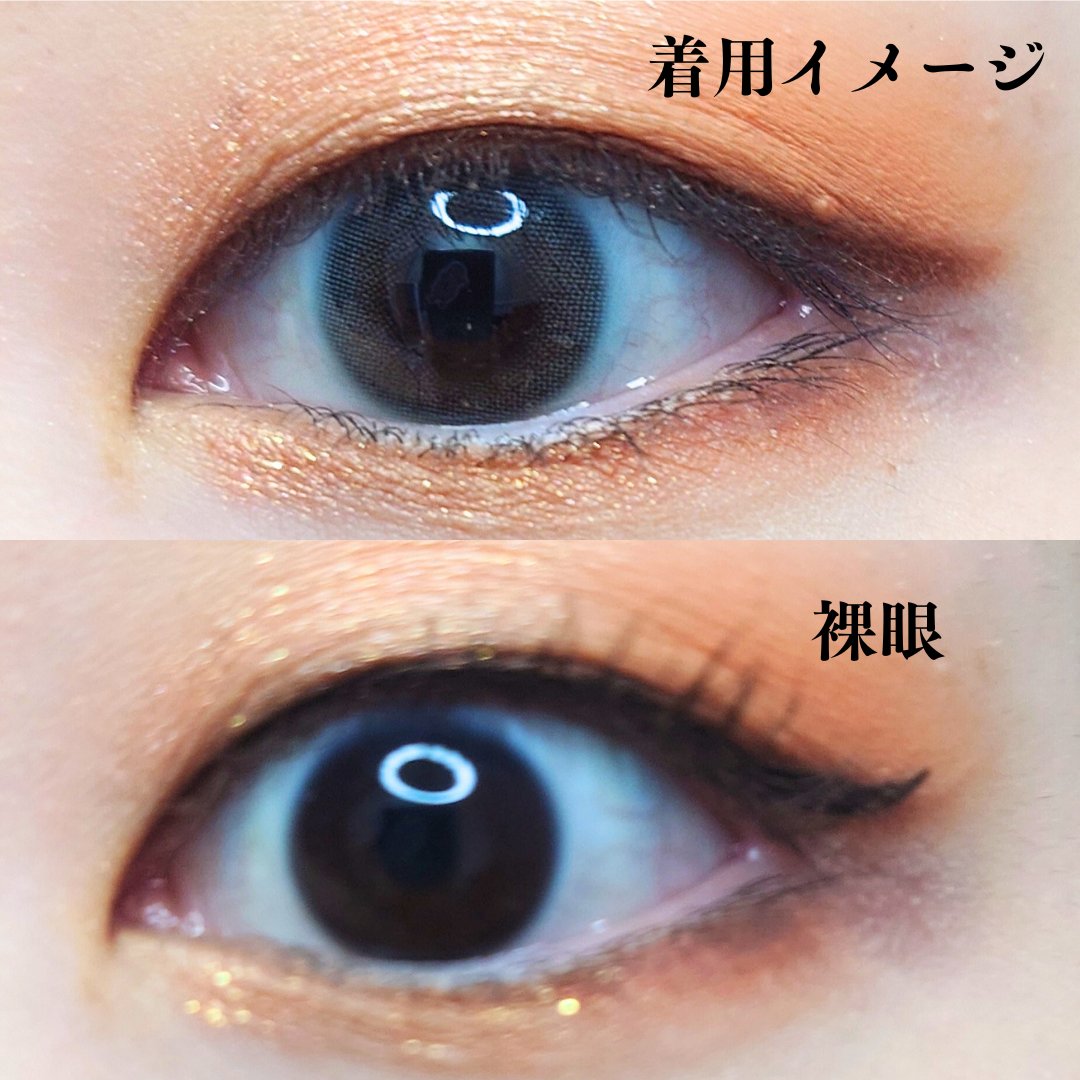 エーブルブルーマンスリー (A.BLE BLUE monthly)/OLOLA/１ヶ月（１MONTH）カラコンを使ったクチコミ（3枚目）