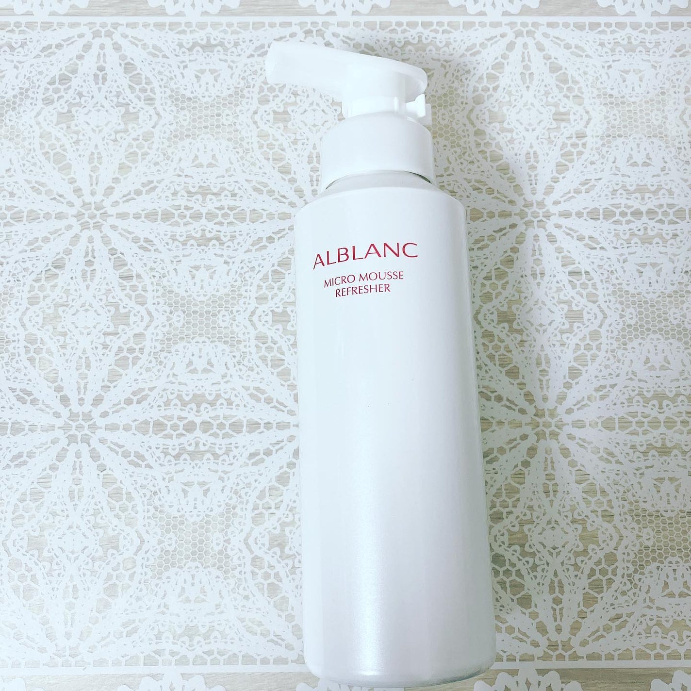 ぷえら on LIPS 「アルブラン マイクロムース リフレッシャー使ってみました🙌泡で..」(1枚目)