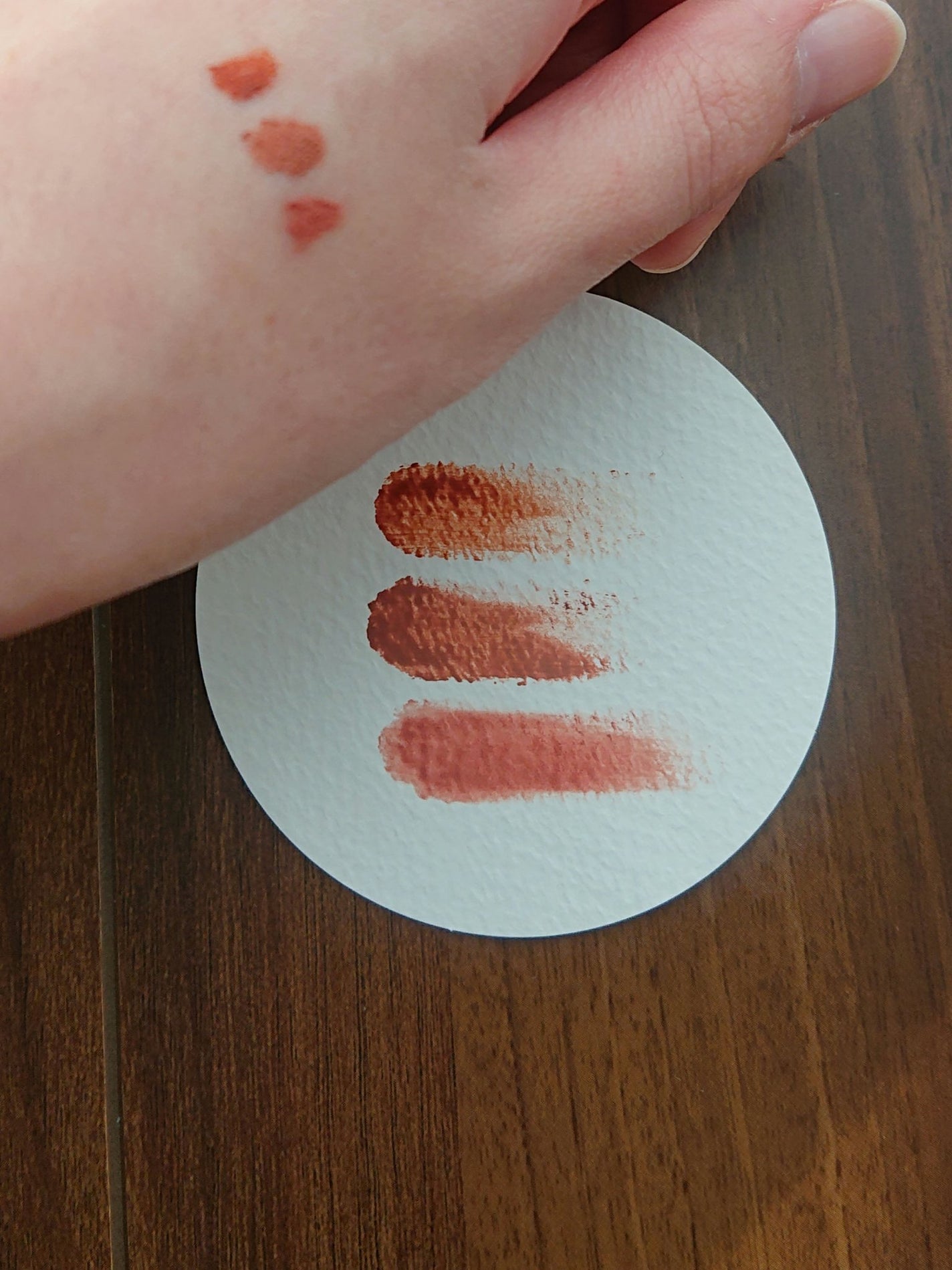 スーパーマットリップ&チークマッド/INTO U/口紅を使ったクチコミ(3枚目)