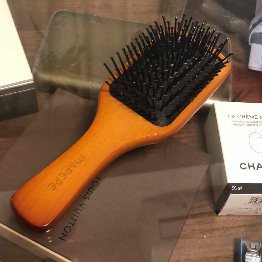 ふかふかクッションのミニパドルブラシ/マペペ/ヘアブラシを使ったクチコミ(1枚目)