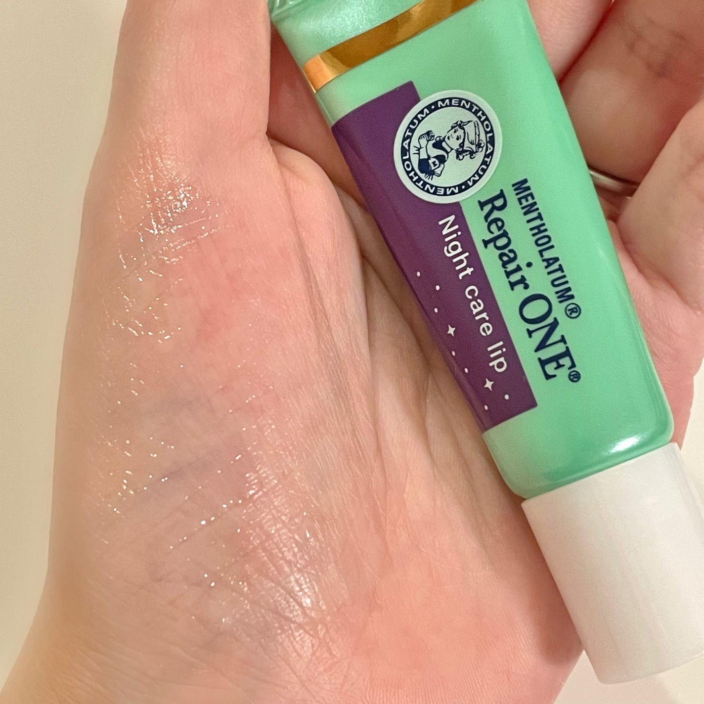 メンソレータム リペアワン ナイトケアリップ/メンソレータム/リップ美容液を使ったクチコミ(1枚目)