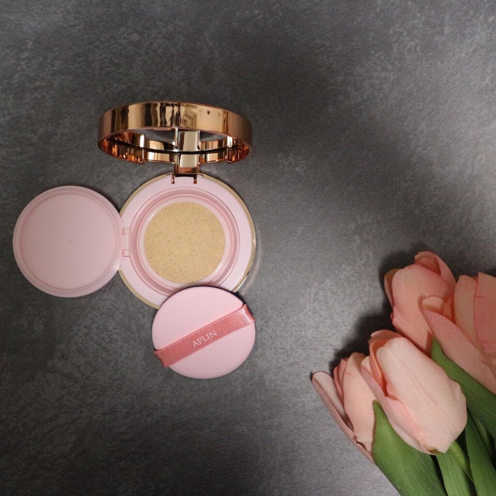 ピンクティーツリーカバークッション/APLIN/クッションファンデーションを使ったクチコミ（3枚目）