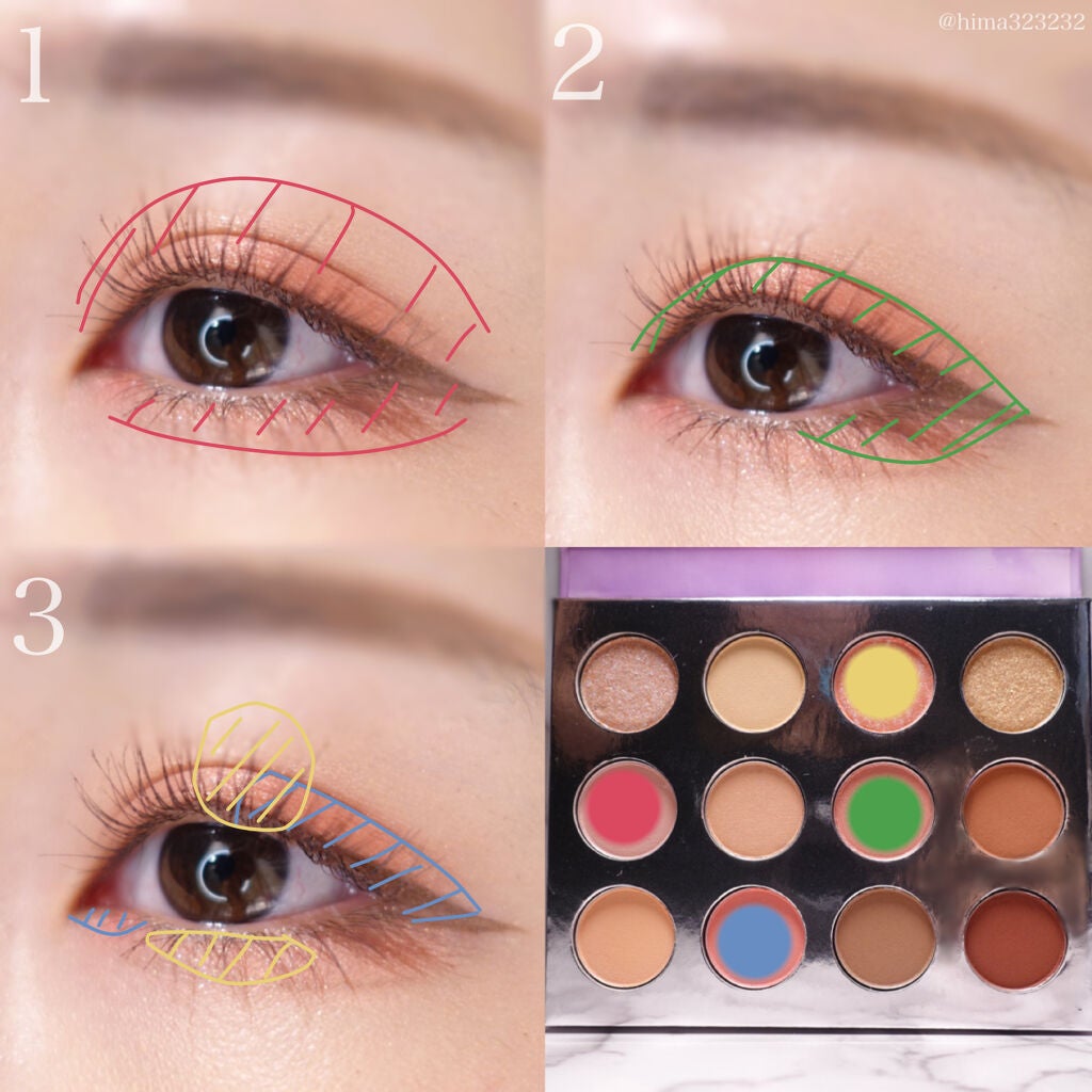 Mood Ever Palette(ムードエバーパレット)/hapeaf/アイシャドウパレットを使ったクチコミ(5枚目)