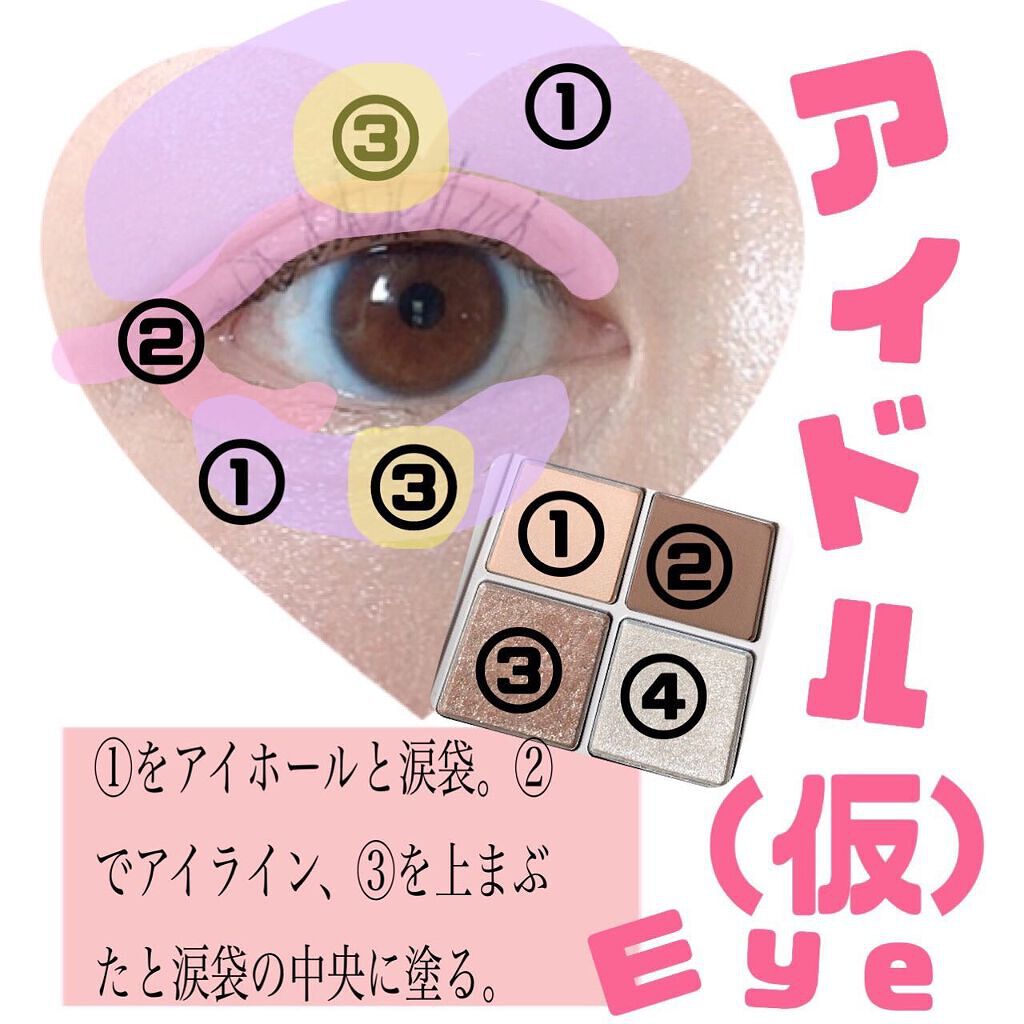 THE アイパレR/b idol/アイシャドウパレットを使ったクチコミ(7枚目)