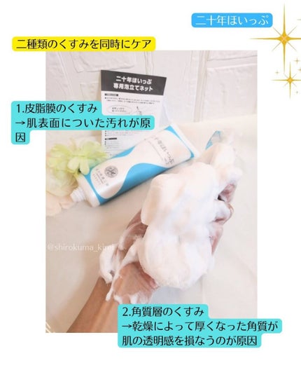 二十年ほいっぷ/北の快適工房/洗顔フォームを使ったクチコミ(4枚目)