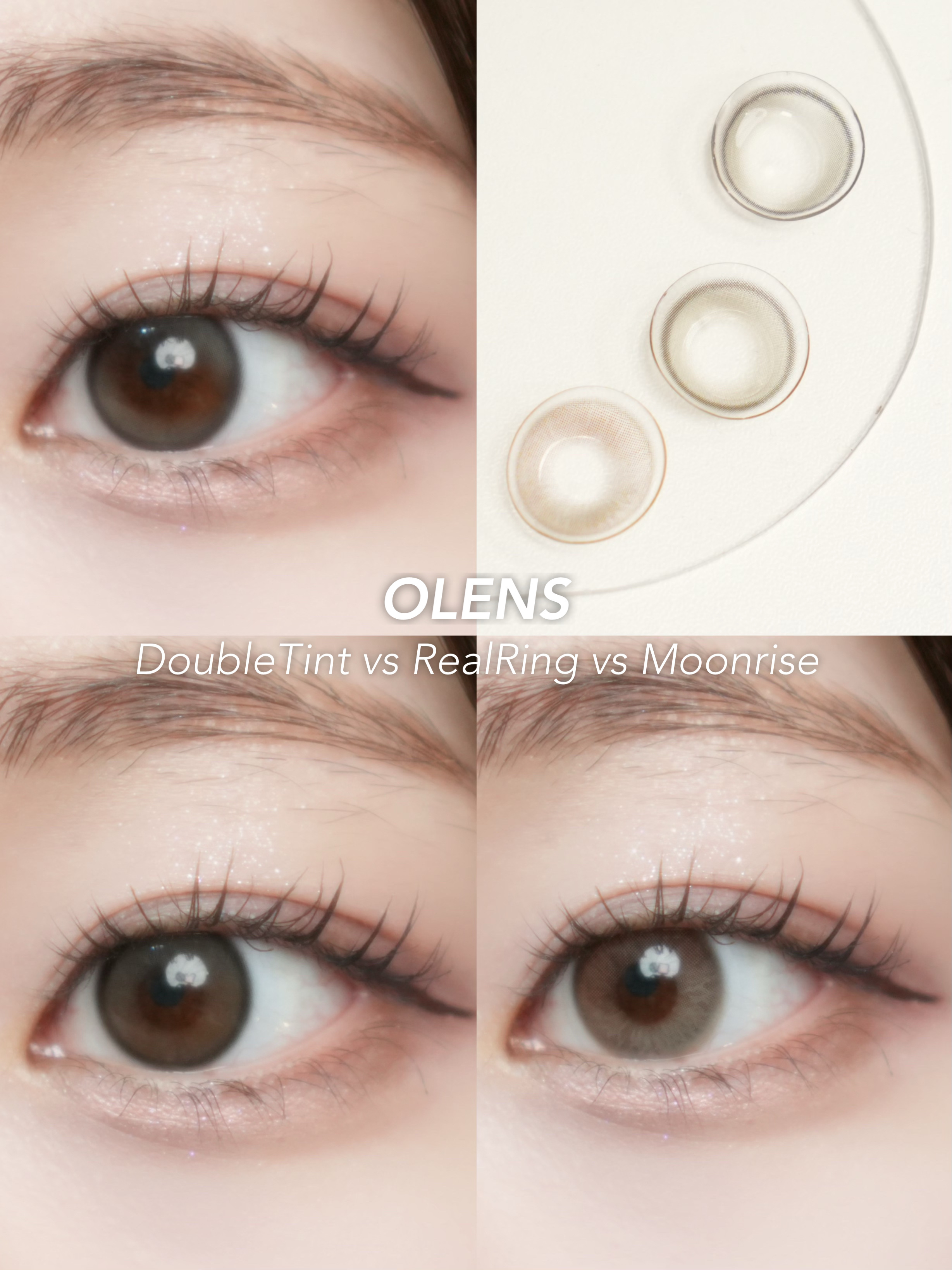 Moonrise Dew Gray/POPLENS/１ヶ月（１MONTH）カラコンを使ったクチコミ（1枚目）