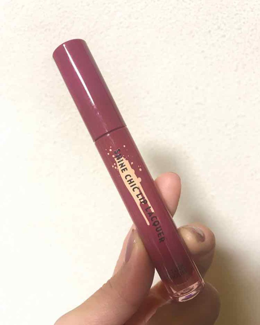 シャインシックリップラッカー/ETUDE/リップグロスを使ったクチコミ（1枚目）