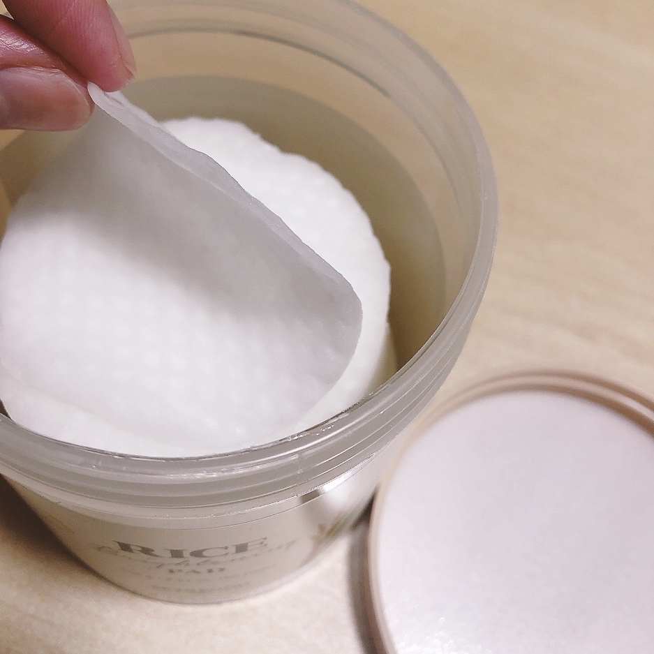 ライスブライトニングパッド/SKINFOOD/トナーパッドを使ったクチコミ（2枚目）