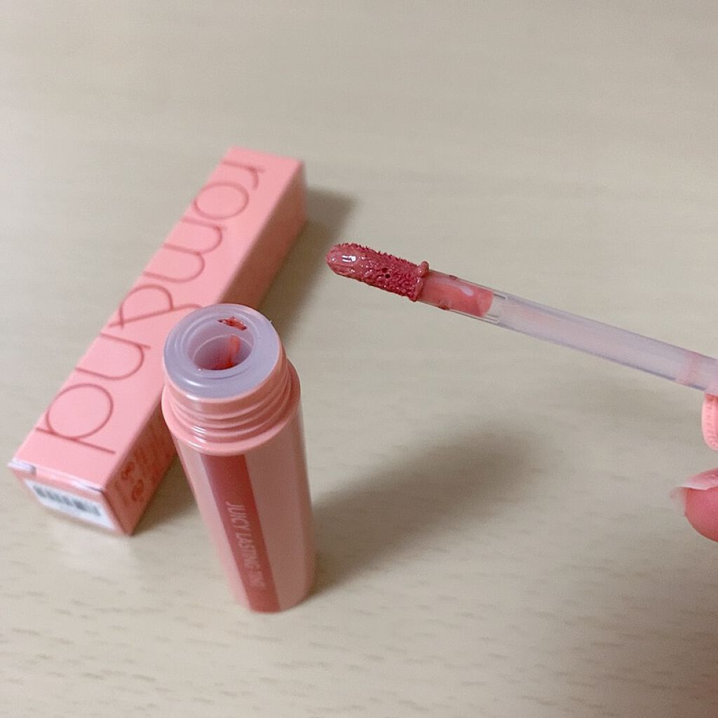 ジューシーラスティングティント/rom&nd/リップティントを使ったクチコミ(2枚目)