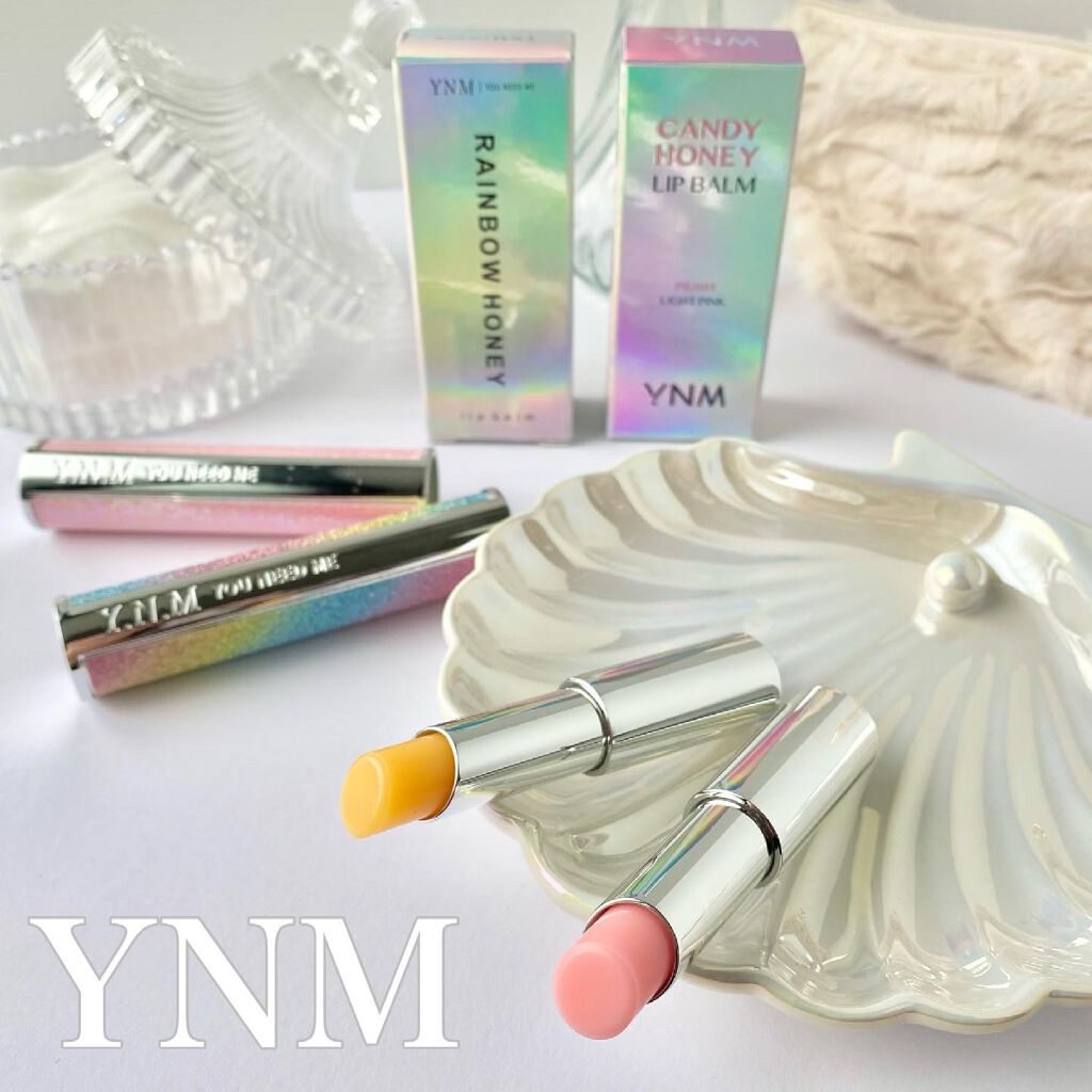 YNM  レインボーハニーリップバーム/YNM/リップバームを使ったクチコミ（1枚目）